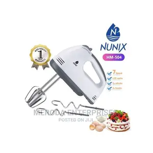 Nunix 7-Speed Portable Hand Mixer