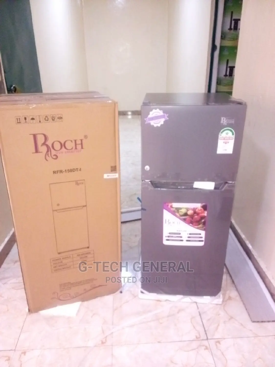 Roch Double Door, Energy Saving 120l Refrigerator