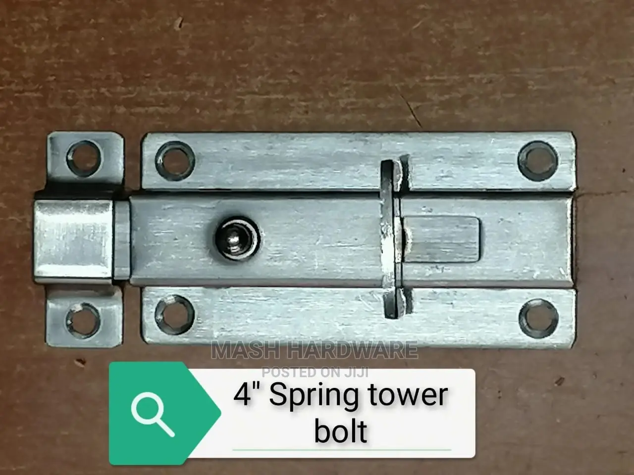 Smart Design 4" Spring Tower Bolt