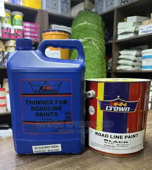 Road Line Marking Paint - White, Yellow and Black in Stock