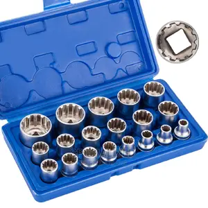 12 Point Spline Spanner Sockets Set