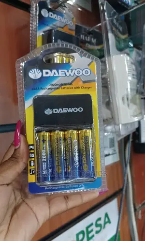 2000mah 4reachageable Batteries +Charger