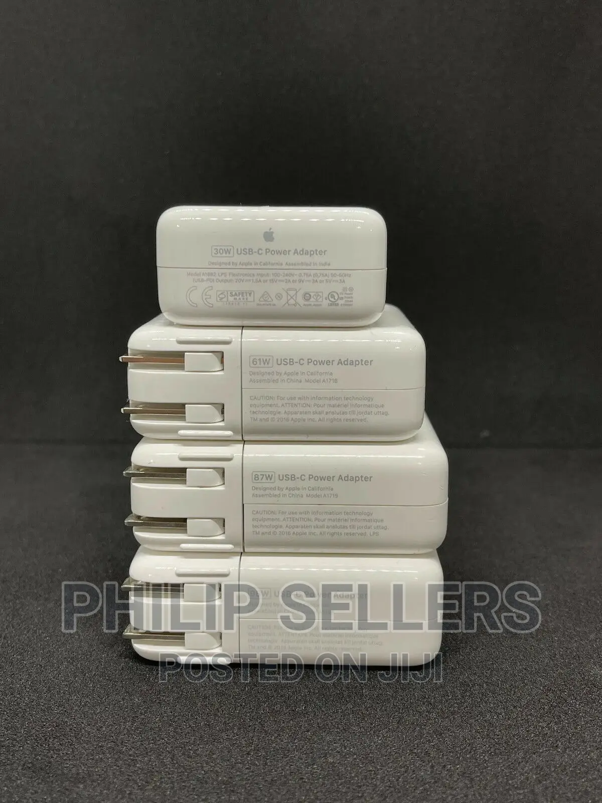 Genuine Apple 96W, 87W, 61W, 30W USB-C Power Adapter for Mac