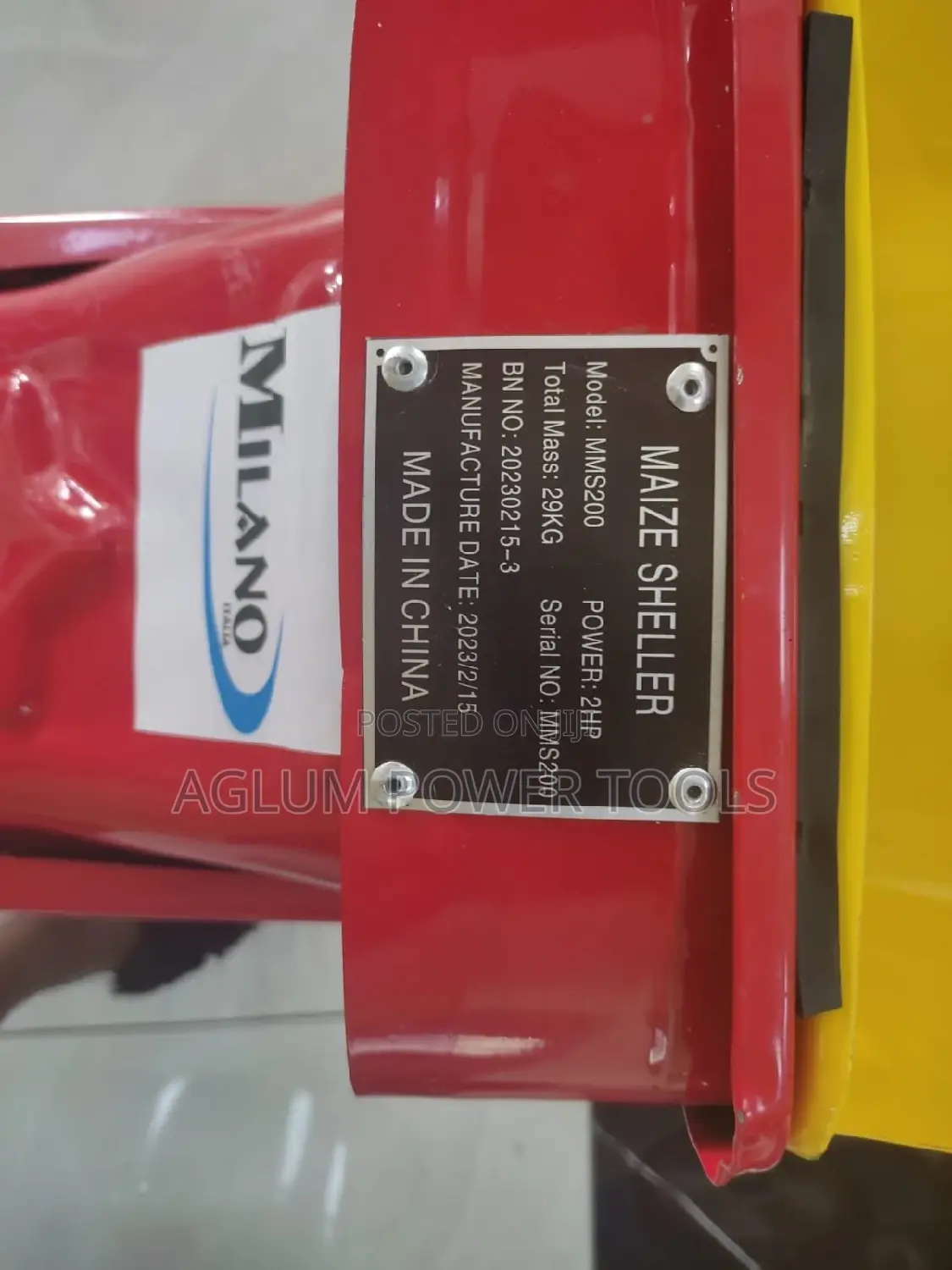 Maize Sheller Machine 2HP