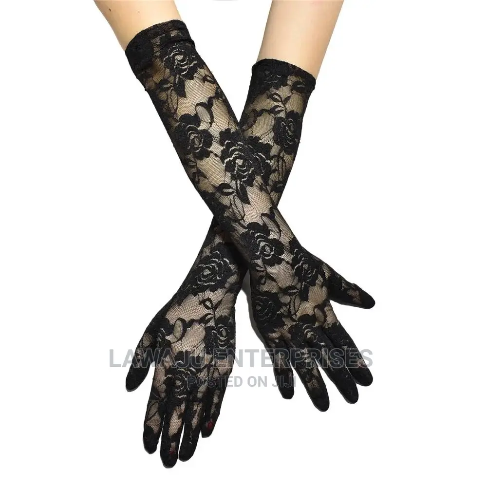 Elegant Lace Gloves (Pair) - Long Opera