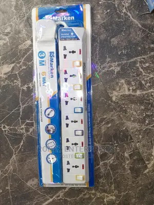 Extension 6 Way With Surge Protector