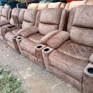 Recliner Sofa 7 Seater With Storage and Cup Holder