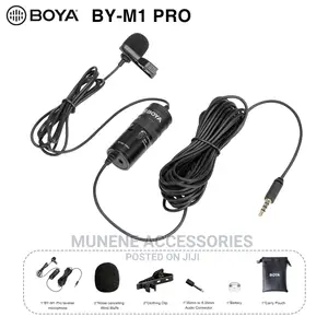 Boya BY-M1 Pro Omnidirectional Lavalier Condenser Microphone