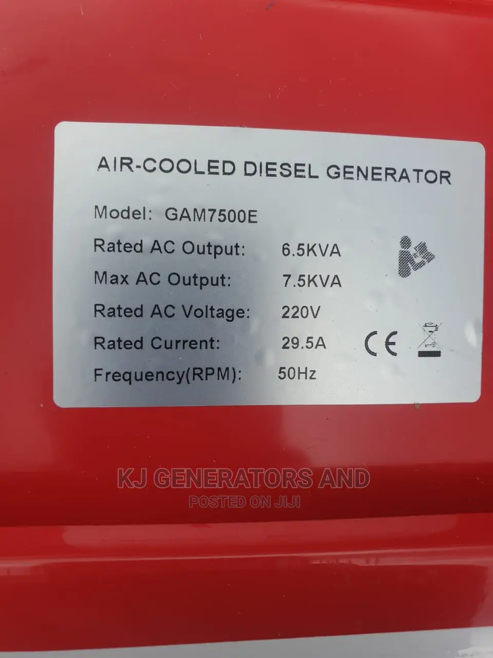 8kva GAM Generator (Petrol )