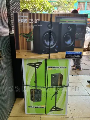 Eris E5 Studio Monitors Plus Studio Monitor Stands