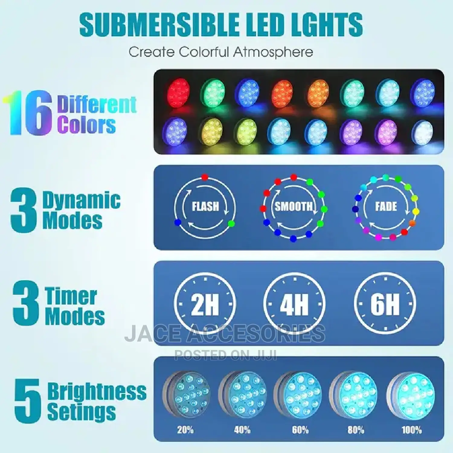 RGB Submersible Led Lights