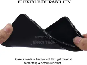 Cover for Infinix Hot 30 Play, Black Flexible Silicone Slim