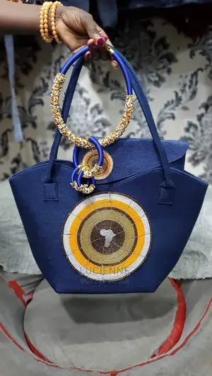 Jute Beaded Handbags