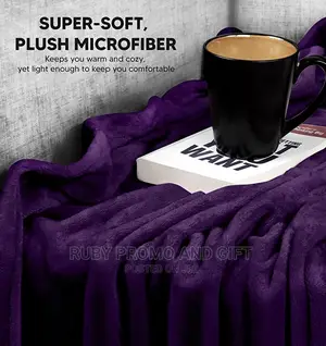 Super Warm Purple Fleece Blanket