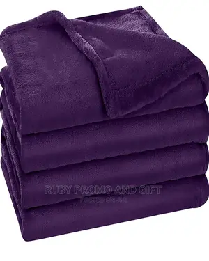 Super Warm Purple Fleece Blanket