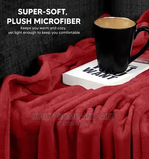 Super Warm Maroon Fleece Blanket
