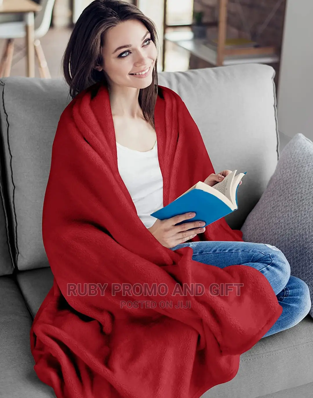 Super Warm Maroon Fleece Blanket
