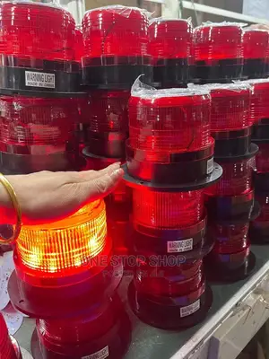 Red Warning Magnetic Strobe Light 12v