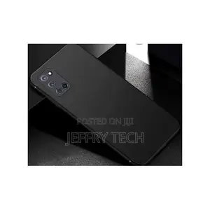 Luxury Silicone Case for OPPO A92 Black