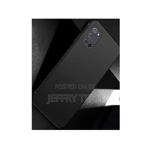 Luxury Silicone Case for OPPO A92 Black