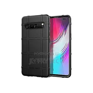Rugged Shield Case Cover for Samsung S10 5G - Black