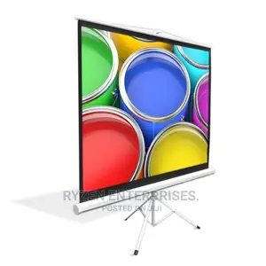Tripod Projection Screen 180*180 Cm(72*72 Inches