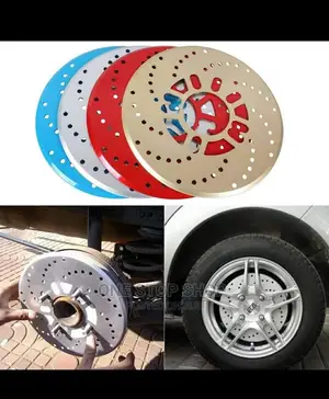2pcs Aluminum Wheel Rotor Disc Covers Universal Fit