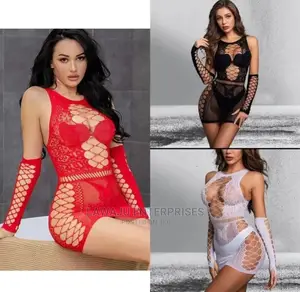Body Stocking Lingerie Set - Size 4-20