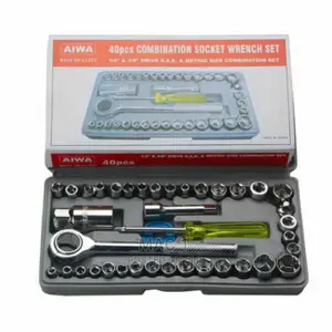Aiwa Best Quality 40 Pieces Socket Wrench Set