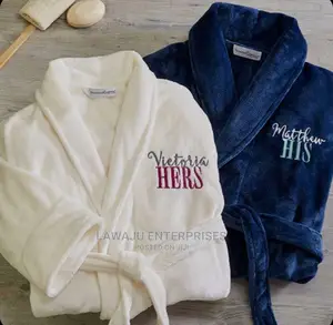His Hers Bathrobes (Couple Robes) + FREE Customization