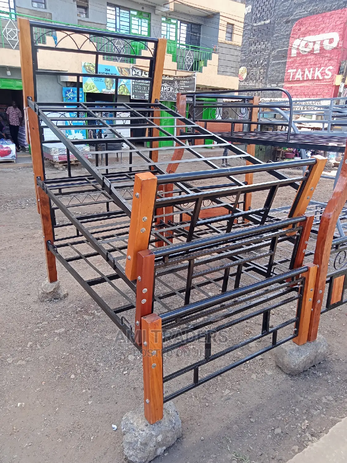 Mahogany Metal Beds