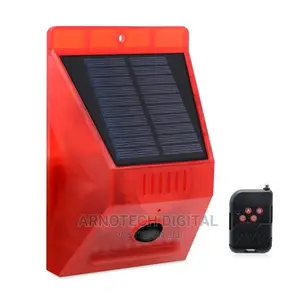 Remote Controlled Motion Sensor Solar Alarm