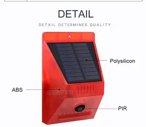 Remote Controlled Motion Sensor Alarm With Strobe Light