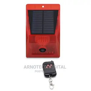 Remote Controlled Motion Sensor Alarm With Strobe Light