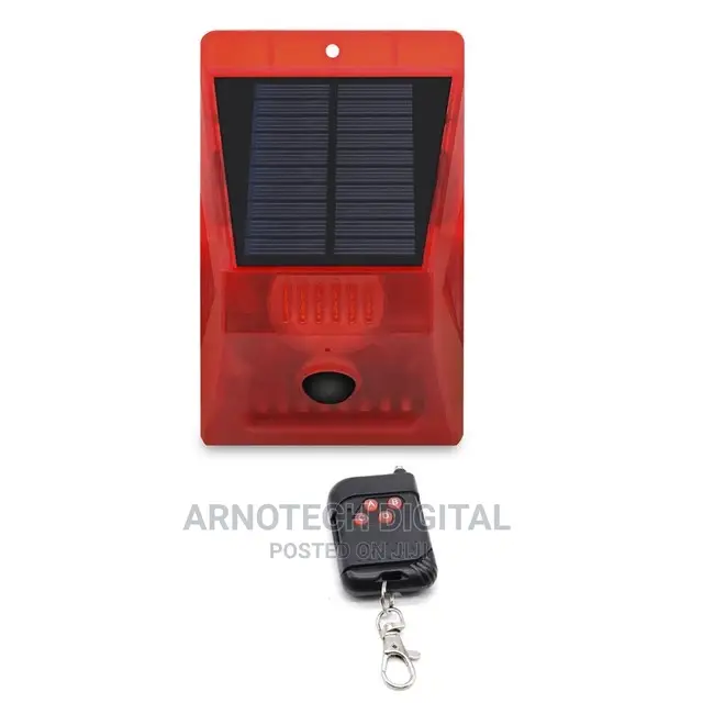 Remote Controlled Motion Sensor Alarm With Strobe Light