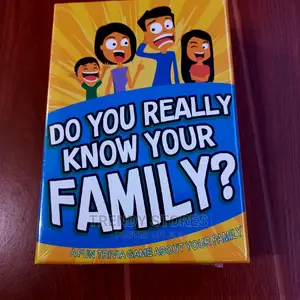 Do You Really Know Your Family? Family Fun Card Game