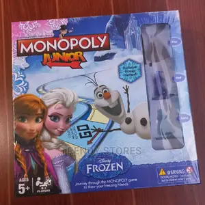 Monopoly Junior Disney Frozen Edition Board Game With Elsa