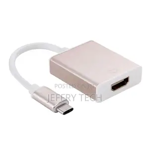 Generic 10cm USB-C / Type-C 3.1 to HDMI Adapter Cable(Gold)