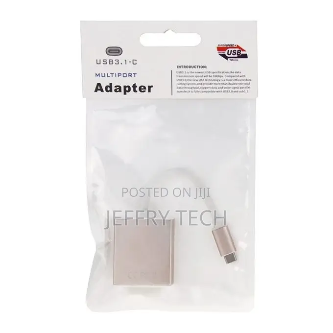 Generic 10cm USB-C / Type-C 3.1 to HDMI Adapter Cable(Gold)