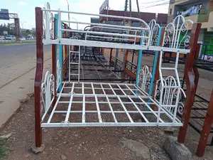Whiite Metal Mahogany Double Decker