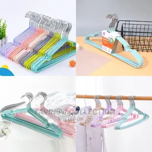 10pcs Metallic Clothes Hanger