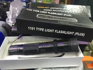 Electric Torch With Laser Pointer Flash