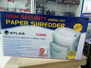 9sheets Shredder Atlas/ Atlas Cc0940/ Cc0940/Cc0940 Shredder