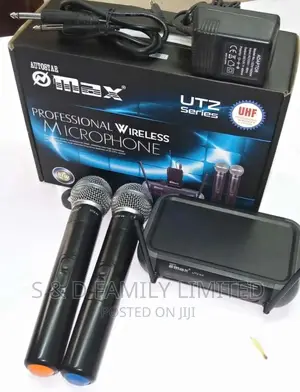 Omax UHF Professional Wireless Microphone UTZ