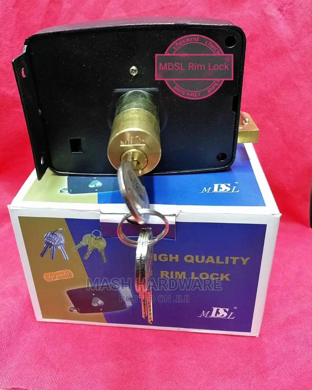 MDSL Rim Lock With Cylinder