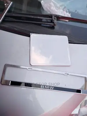 BMW Metallic Set Number Plates Holder