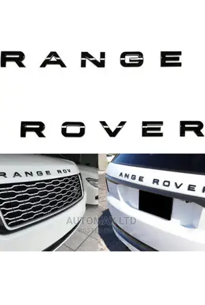 New Raised 3d Front Bonnet or Rear "Range Rover" Letters