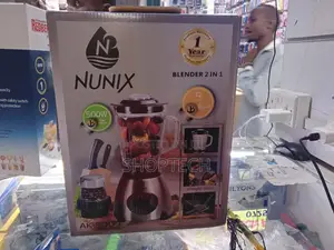 Nunix 2 in 1 Glass Blender With Power Grinder AK-500
