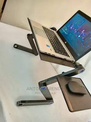 Laptop Stand Vented With Cpu Fans and Mouse Pad Side