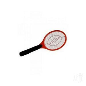 Rechargeable Electronic Mosquito Racket - Red and Black